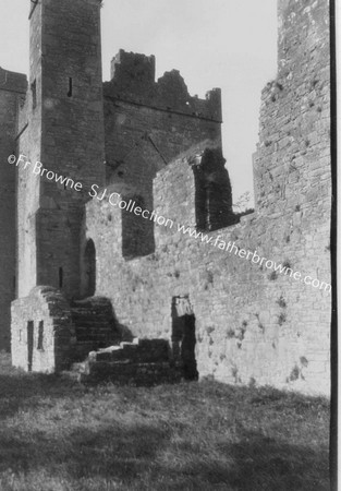 ABBEY W.END OF CHURCH & CASTLE BUILDINGS